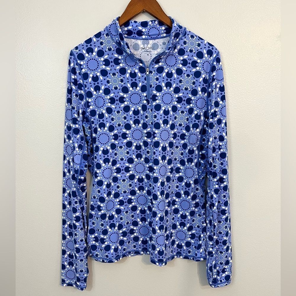 All For Color Sol‎ Chill Quarter Zip Shirt